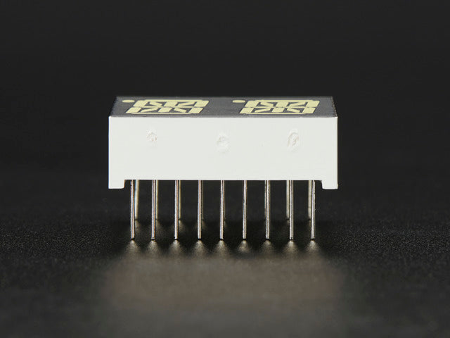 Dual Alphanumeric Display - White 0.54" Digit Height - Pack of 2