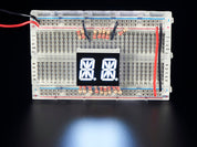 Dual Alphanumeric Display - White 0.54" Digit Height - Pack of 2