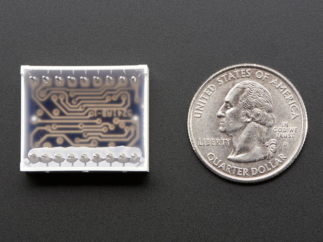 Dual Alphanumeric Display - Yellow-Green 0.54" - Pack of 2