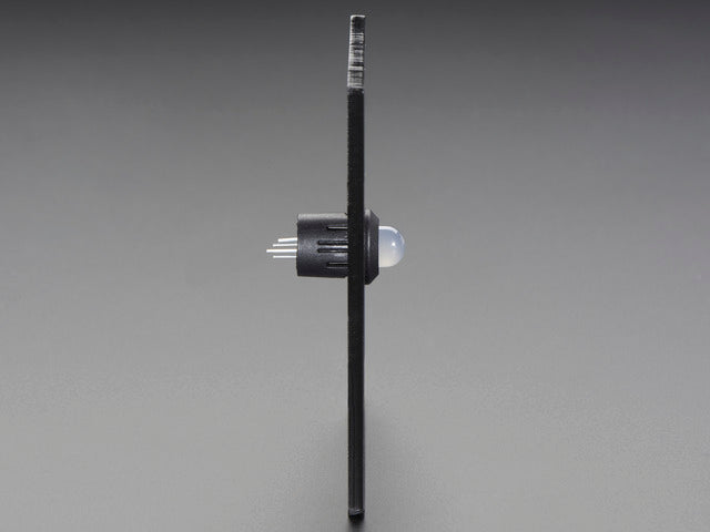 8mm Plastic Bevel LED Holder - Pack of 5