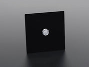 8mm Chromed Metal Wide Bevel LED Holder - Pack of 5