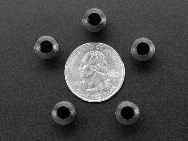 5mm Plastic Bevel LED Holder - Pack of 5