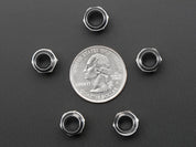 5mm Chromed Metal Narrow Bevel LED Holder - Pack of 5