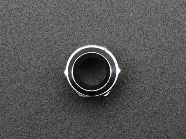 5mm Chromed Metal Narrow Bevel LED Holder - Pack of 5