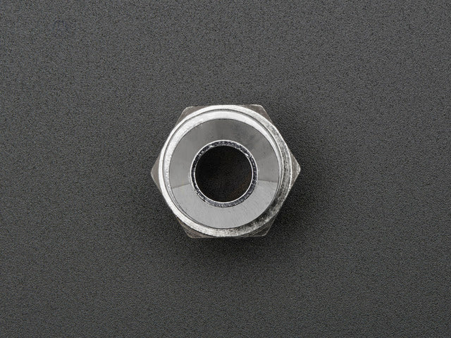 5mm Chromed Metal Wide Convex Bevel LED Holder - Pack of 5