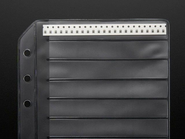 Blank SMT Storage Pages for 12 strips of 8mm Tape - 5 Pages
