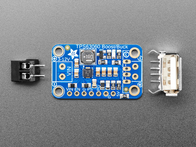 VERTER 5V USB Buck-Boost - 500mA from 3V-5V / 1000ma from 5V-12V