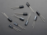 47uF 25V Electrolytic Capacitors - Pack of 10