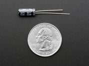 47uF 25V Electrolytic Capacitors - Pack of 10