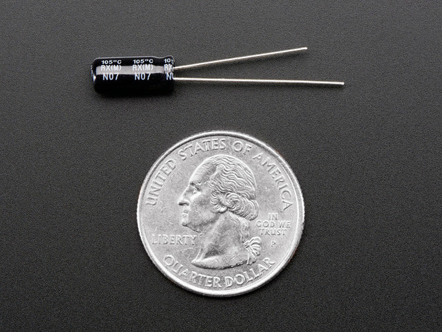 10uF 50V Electrolytic Capacitors - Pack of 10