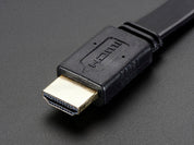 HDMI Flat Cable - 1 foot / 30cm long