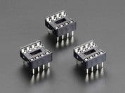 IC Socket - for 8-pin 0.3" Chips - Pack of 3