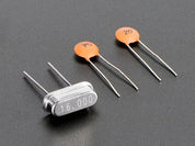16 MHz Crystal + 20pF capacitors