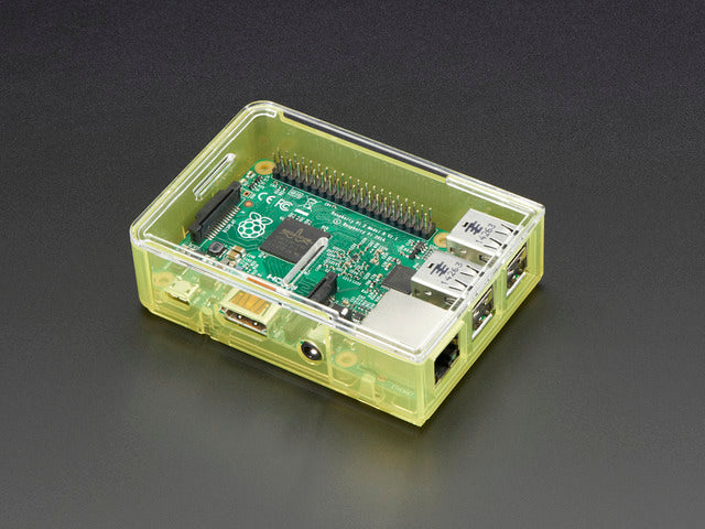 Pi Model B+ / Pi 2 / Pi 3 Case Base - Yellow