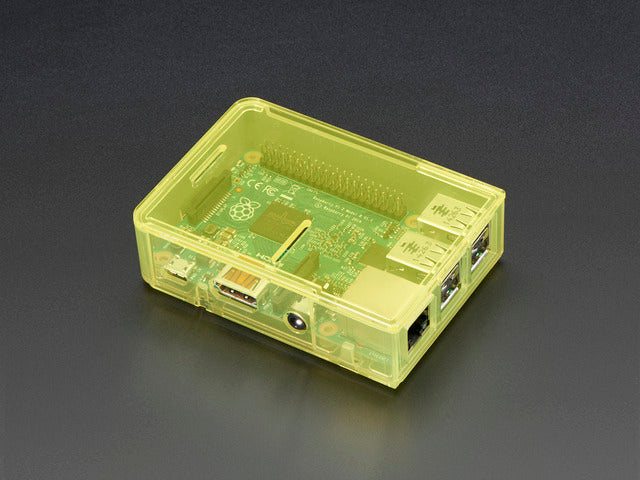 Pi Model B+ / Pi 2 / Pi 3 Case Base - Yellow