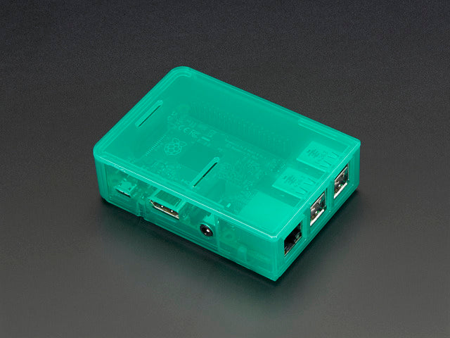 Pi Model B+ / Pi 2 / Pi 3 Case Base - Green