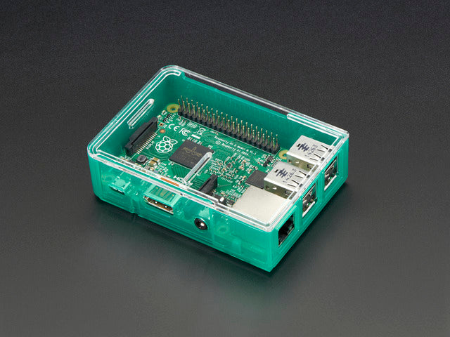Pi Model B+ / Pi 2 / Pi 3 Case Base - Green