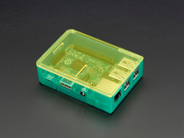 Pi Model B+ / Pi 2 / Pi 3 Case Base - Green