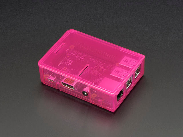 Pi Model B+ / Pi 2 / Pi 3 Case Base - Pink