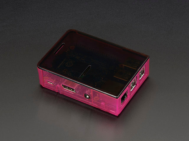 Pi Model B+ / Pi 2 / Pi 3 Case Base - Pink