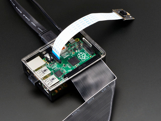 Adafruit Raspberry Pi B+ / Pi 2 / Pi 3 Case - Smoke Base