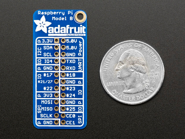 Adafruit GPIO Reference Card for Raspberry Pi Model B