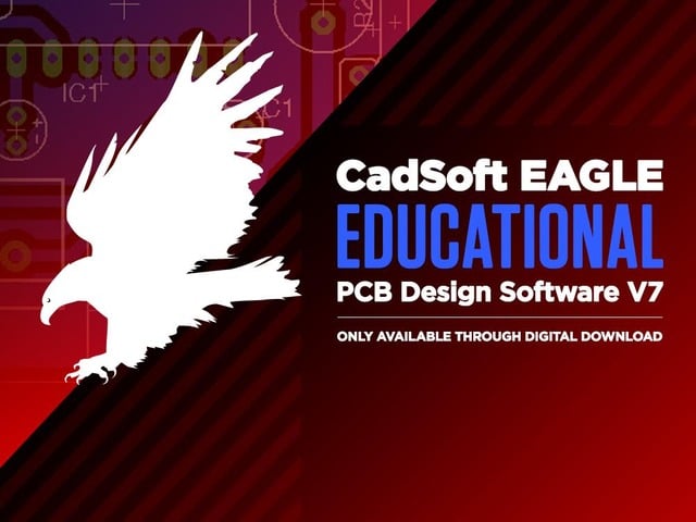 CadSoft EAGLE Learn PCB Design Software V7 - .EDU - 1 User