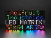 64x32 RGB LED Matrix - 6mm pitch