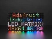 64x32 RGB LED Matrix - 5mm pitch