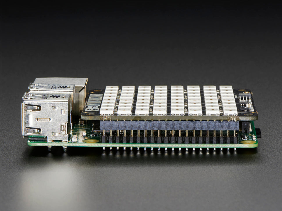 Pimoroni Unicorn Hat - 8x8 RGB LED Shield for Raspberry Pi A+/B+