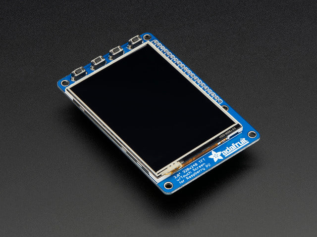 PiTFT Plus Assembled 320x240 2.8" TFT + Resistive Touchscreen