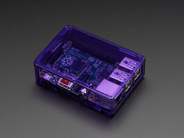 Pi Model B+ / Pi 2 / Pi 3 Case Base - Purple