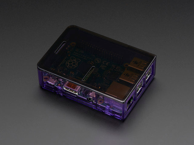 Pi Model B+ / Pi 2 / Pi 3 Case Base - Purple