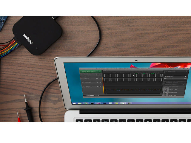 Saleae Logic 4 - 4 Channels Logic / 1 Channel Analog - Black