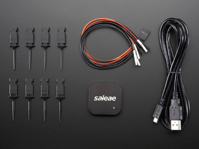 Saleae Logic 4 - 4 Channels Logic / 1 Channel Analog - Black