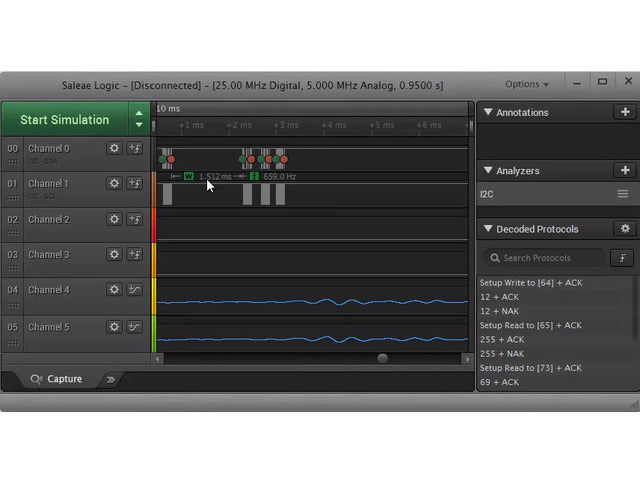 Saleae Logic Pro 8 - 8 Channels Logic + Analog - Black