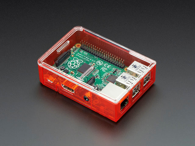Pi Model B+ / Pi 2 / Pi 3 Case Base - Red