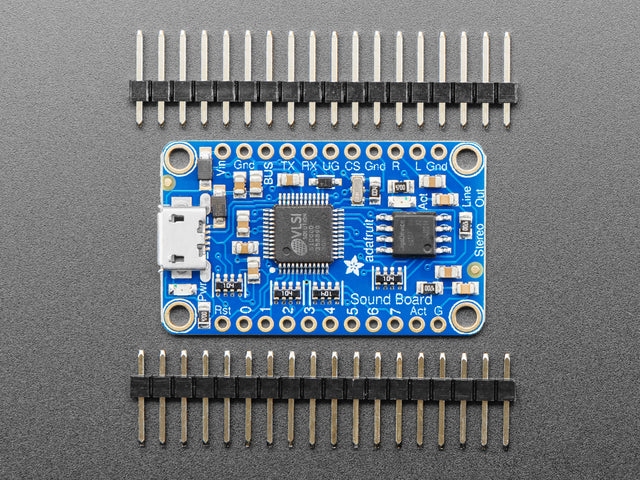 Adafruit Audio FX Mini Sound Board - WAV/OGG Trigger 16MB Flash