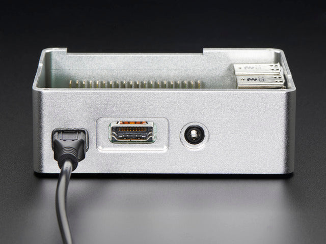 Anidees Silver Case w/ Crystal Top for Raspberry Pi B+/Pi 2/Pi 3