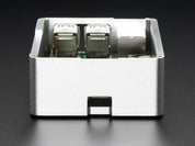 Anidees Silver Case w/ Crystal Top for Raspberry Pi B+/Pi 2/Pi 3