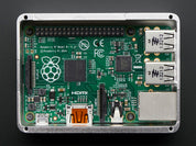 Anidees Silver Case w/ Crystal Top for Raspberry Pi B+/Pi 2/Pi 3