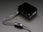 Anidees Black Case w/ Smokey Top for Raspberry Pi B+/Pi 2/Pi 3