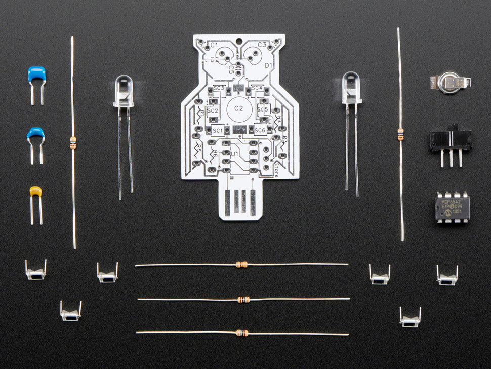 Solar Powered Owl Blinky LED Pendant Kit from Lumen Electronic
