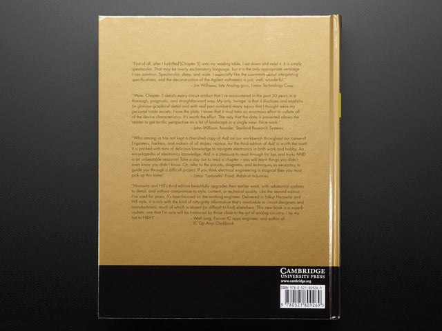 The Art of Electronics 3rd Edition by Horowitz & Hill HARDCOVER