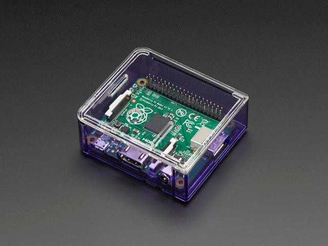 Pi Model A+ Case Base - Purple