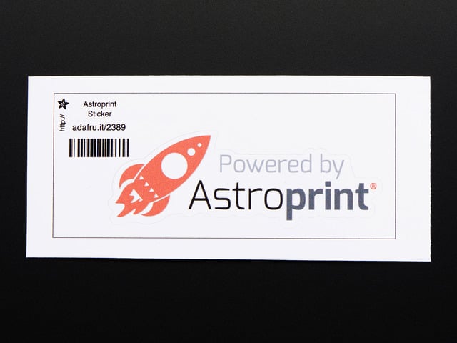 Astroprint Vinyl Sticker!