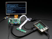 HDMI 4 Pi: 7" Display w/Touchscreen 1024x600- HDMI/VGA/NTSC/PAL