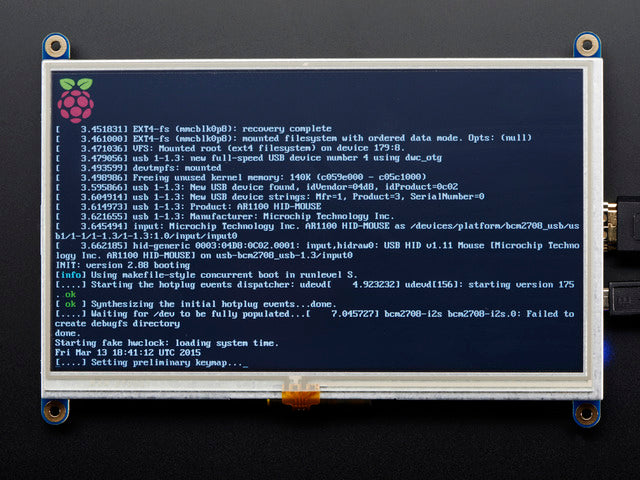 HDMI 7" 800x480 Display Backpack - With Touchscreen