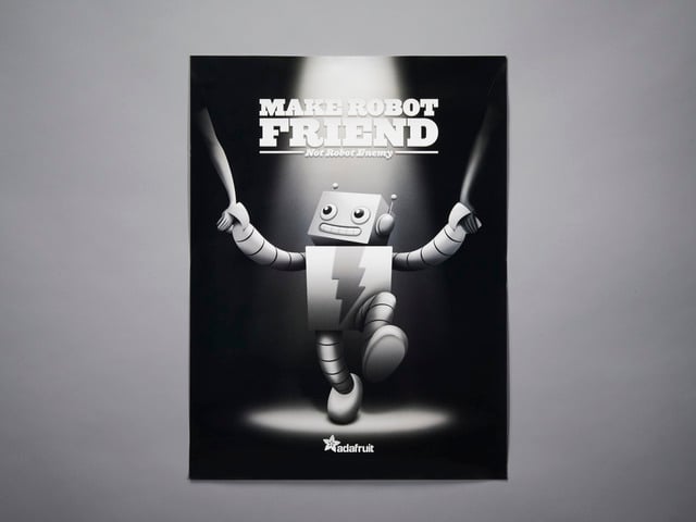 ADABOT "Make Robot Friend" Poster