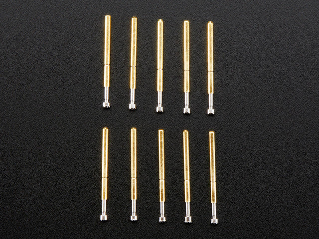 Pogo Pins "Crown Head" (10 pack)